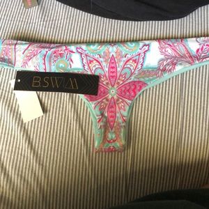 BSwim island blossom white reversible bottoms